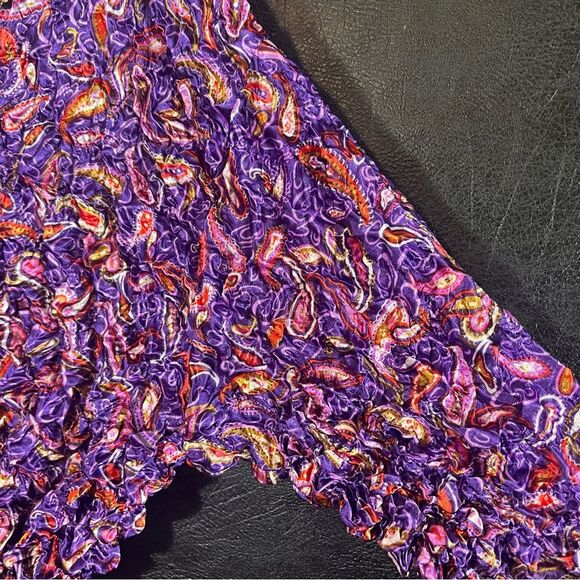 F. C Purple Scrunch Top‎ - Picture 4 of 7